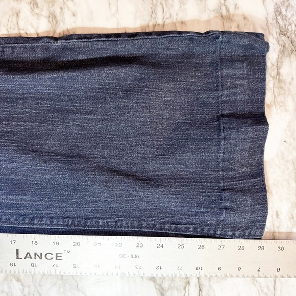 Old Navy The Flirt Wide Leg Trouser Dark Wash Jeans - Picture 3 of 9